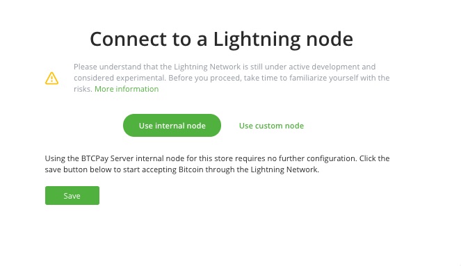 Connect Lightning Node