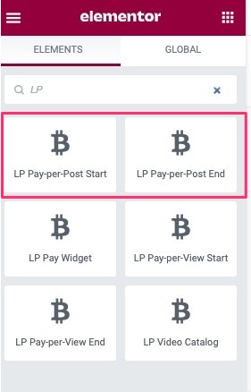 Lightning Paywall Elementor pay-per-post