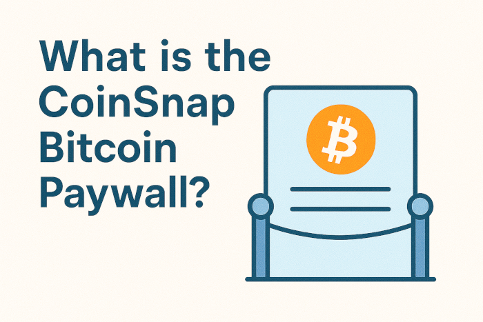 What is the Coinsnap Bitcoin Paywall